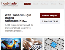 Tablet Screenshot of hostmaden.com